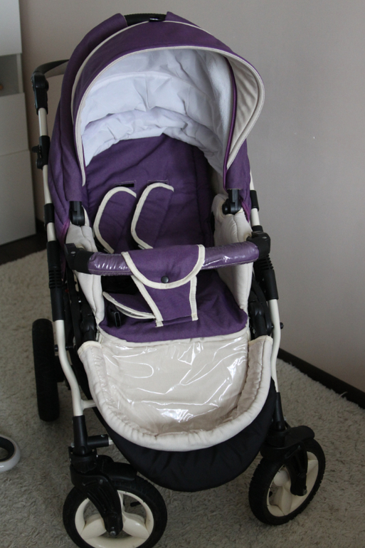 Коляска 2 в 1 Aneco Venezia (материал Лен) L-4 б/у