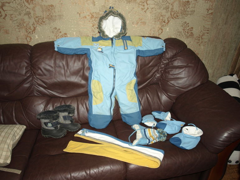 Зимний костюм Deux par Deux для мальчика 24 м б/у