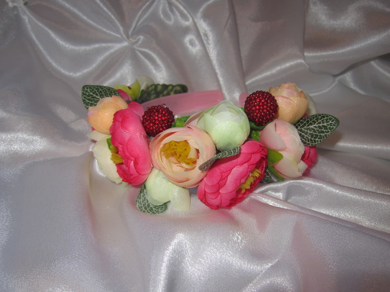 Ободки с цветами