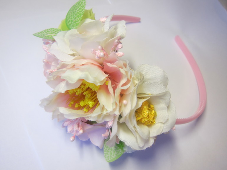 Новые цветочные ободочки!!!