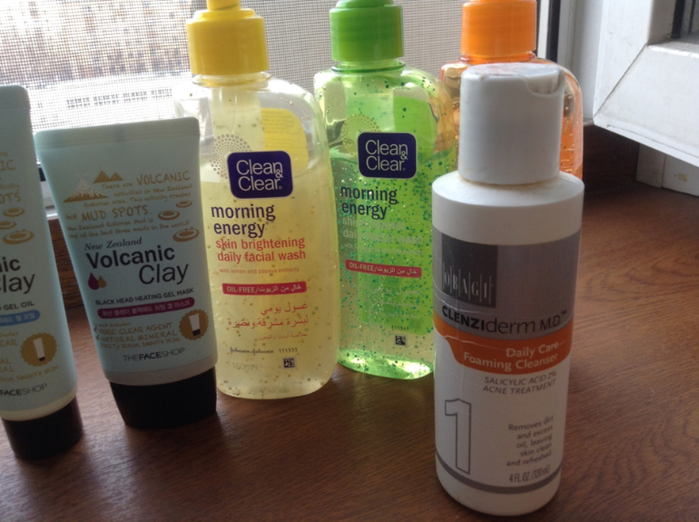 Мои умывалки и средства от высыпаний ( прыщики).