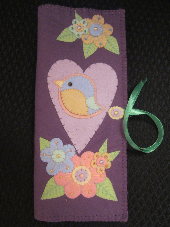 Фиолетовый оргпнайзер для крючков