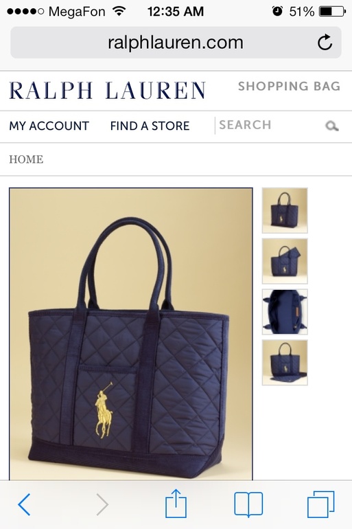 Сумка для мамы Ralph Lauren