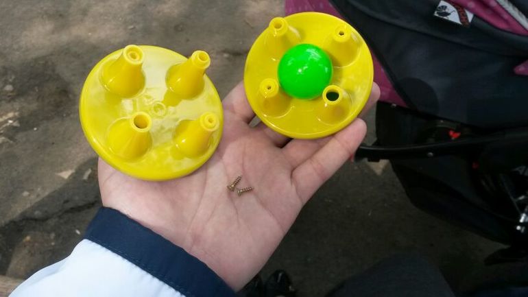 Опасная погремушка!