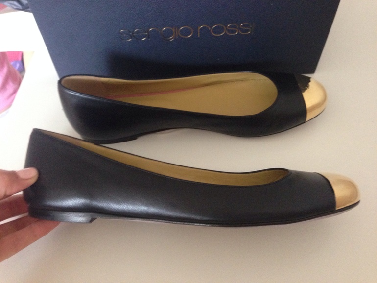 Sergio Rossi! Балетки наимягчайшие а ля Шанель!!! На 38,5-39 р цена 5500