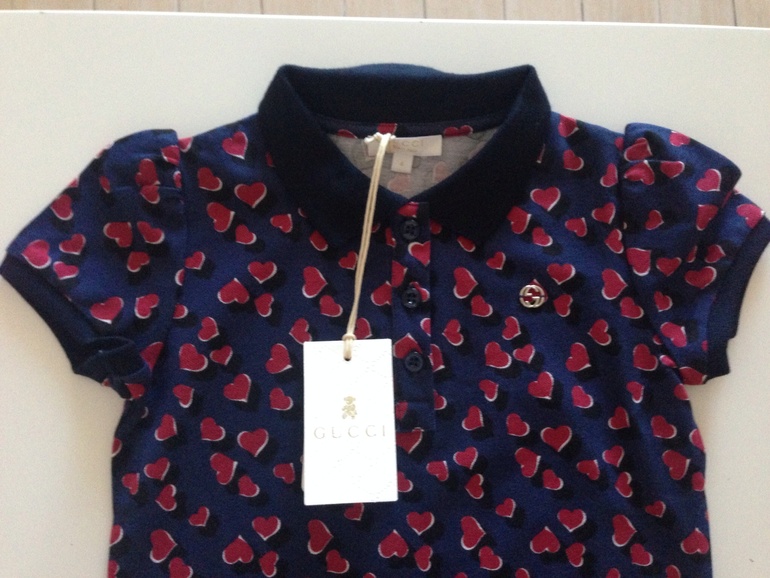 Gucci!!! Сердечки!!! Платье 4г , 5 л 5500 руб