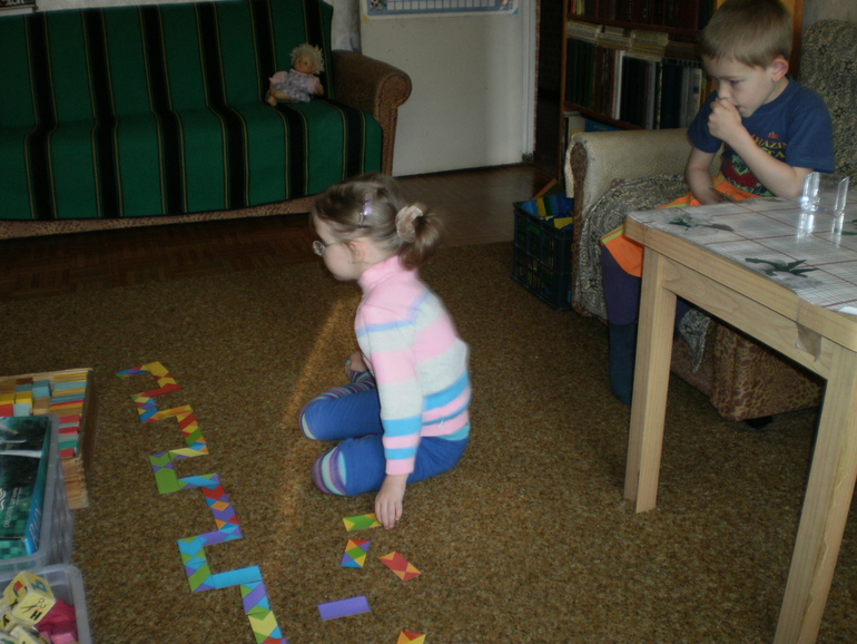 Цветное домино