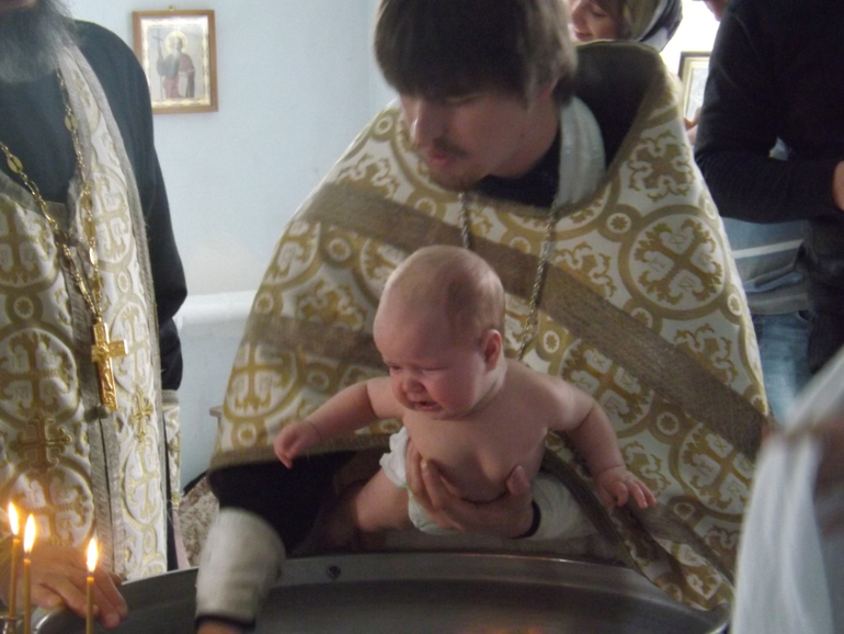 Покрестили Варюшеньку!