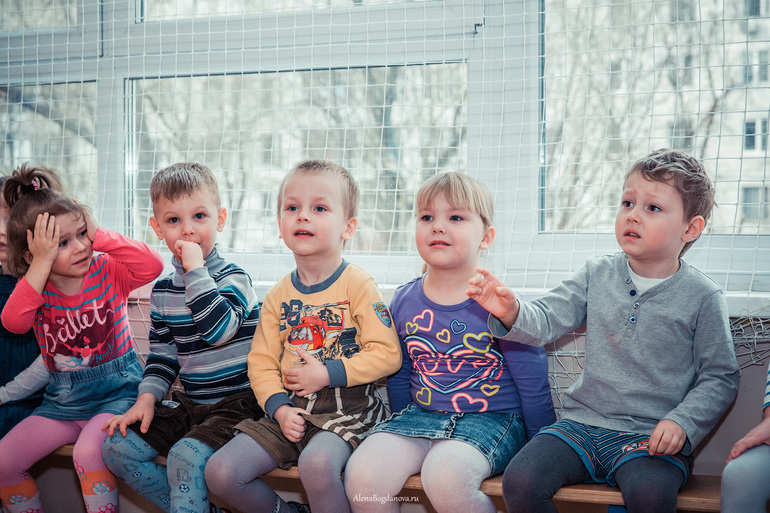День рождение в садике.