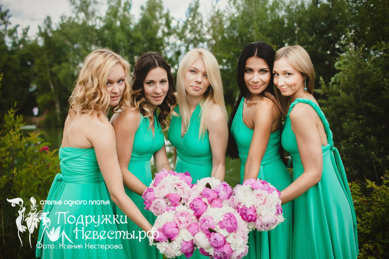 Платья для подружек невесты