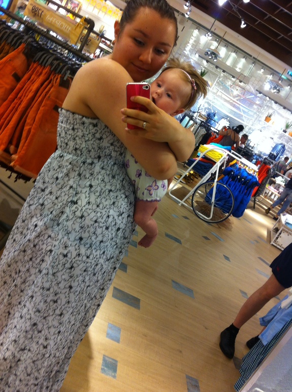 Наш первый шопинг