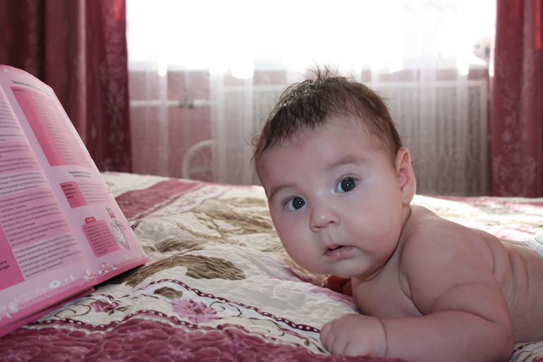 3месяца и 10 дней (наш домашний фотосет)