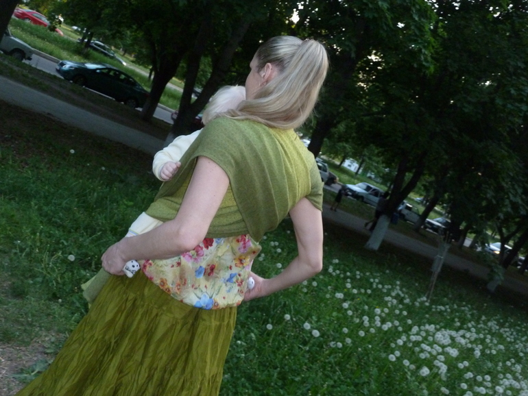 Дидимос мох, хлопок/лён, крашенная градация