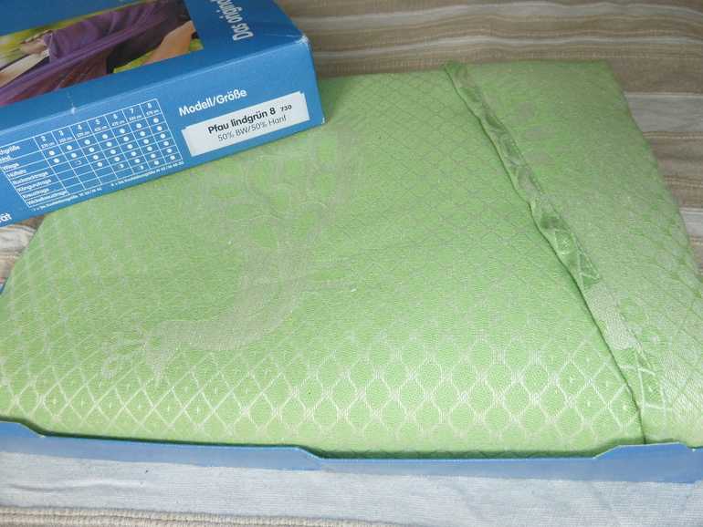 Дидимос Павлины лайм, хлопок/конопля