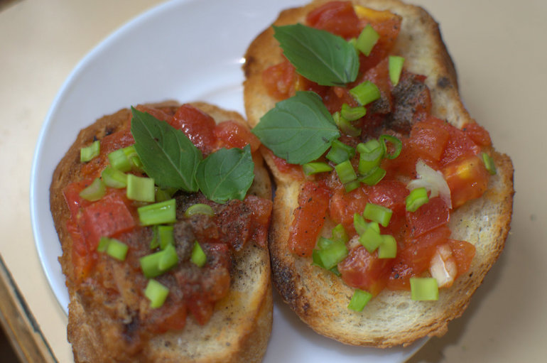 Готовим брускетту
