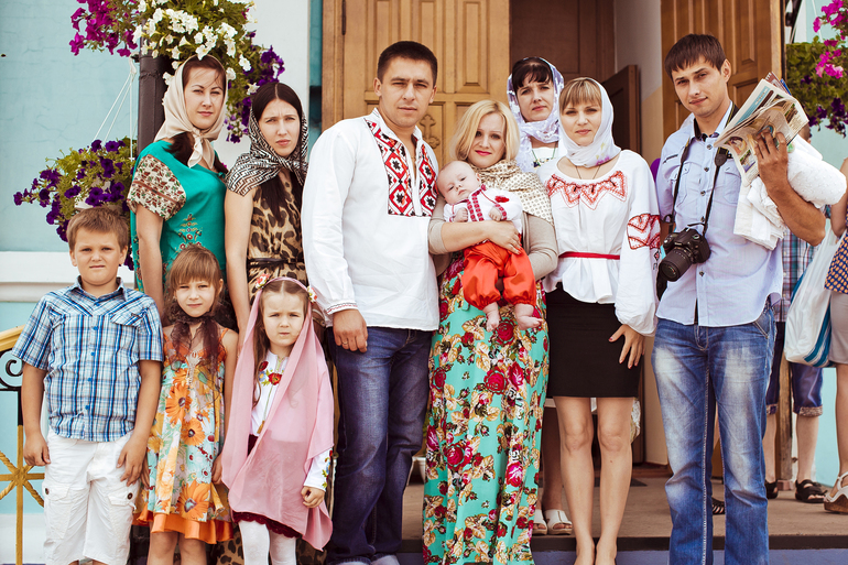 Крестины по-украински...