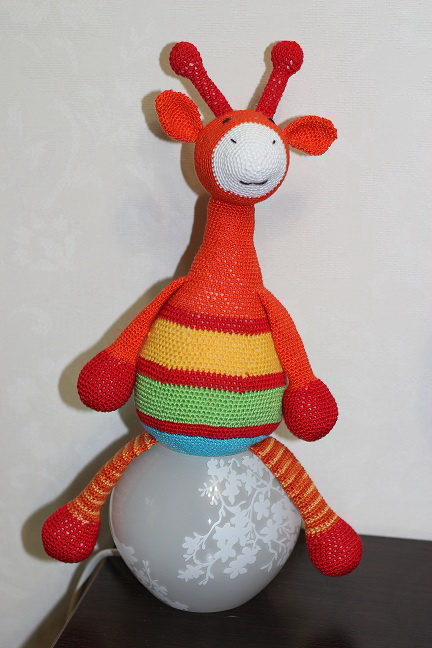 Жираф-погремушка