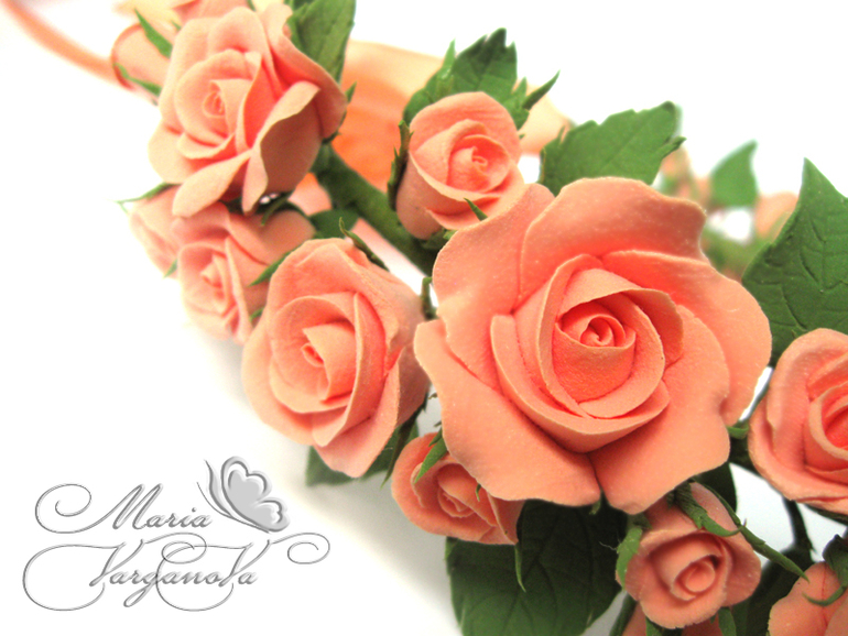 Моя красавица... Или веночек для любимой дочки...