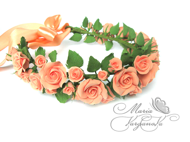 Моя красавица... Или веночек для любимой дочки...