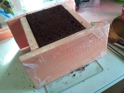 МК сборка торта в коробочку