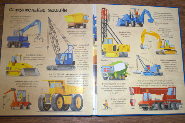 Книги про машинки.