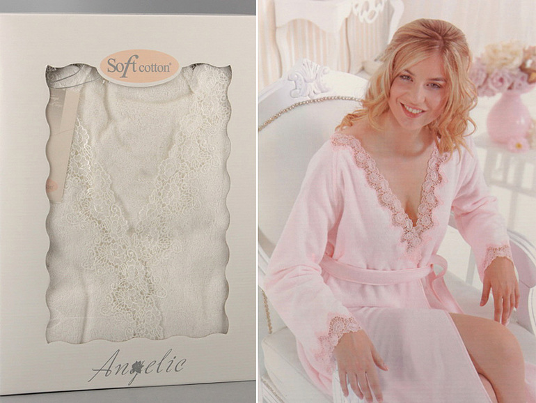 Халаты, тапки и полотенца So*f*t*co*t*ton