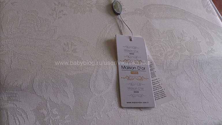 Скатерти и салфетки от франц.дома моды *M*aison D*o*r и SC