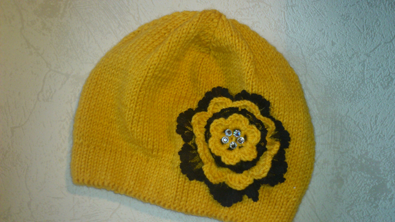 Шапка весеннее настроение)