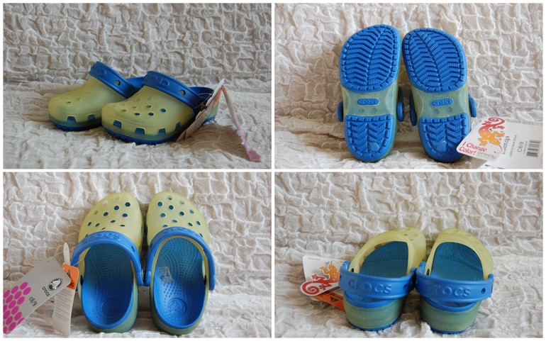 В наличии 112 пар! Новые детские Кроксы (Crocs) Оригиналы - Весна / Лето от С2/3 до J5