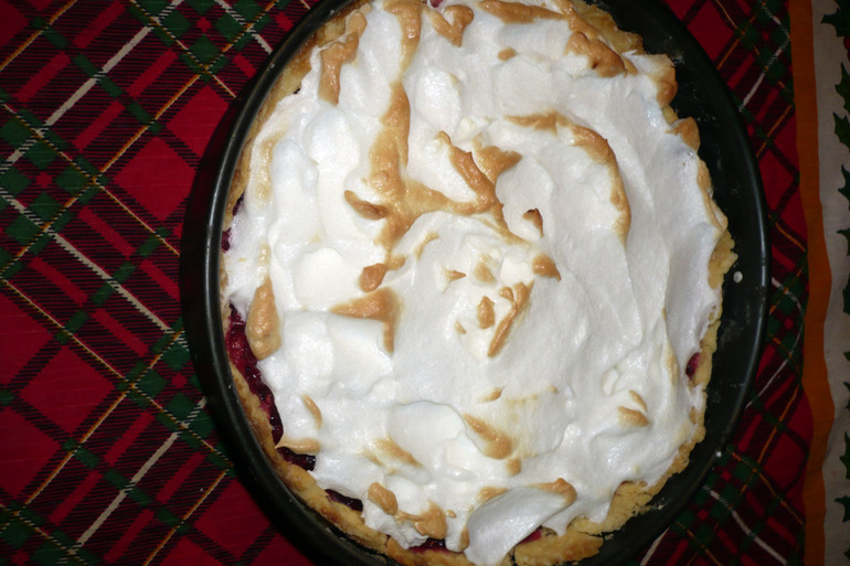 Клюквенный пирог