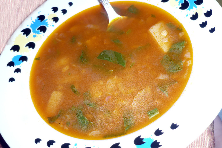 Суп с чечевицей