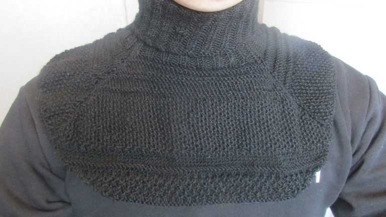 Манишка для ЛЮБИМОГО МУЖА (шарфы не любит)