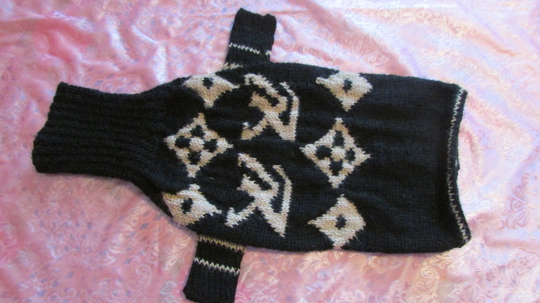 ГОТОВО!!! ЛУИ ВИТТОН - кошачий свитерок!!! ЗАЦЕНИТЕ!!!!