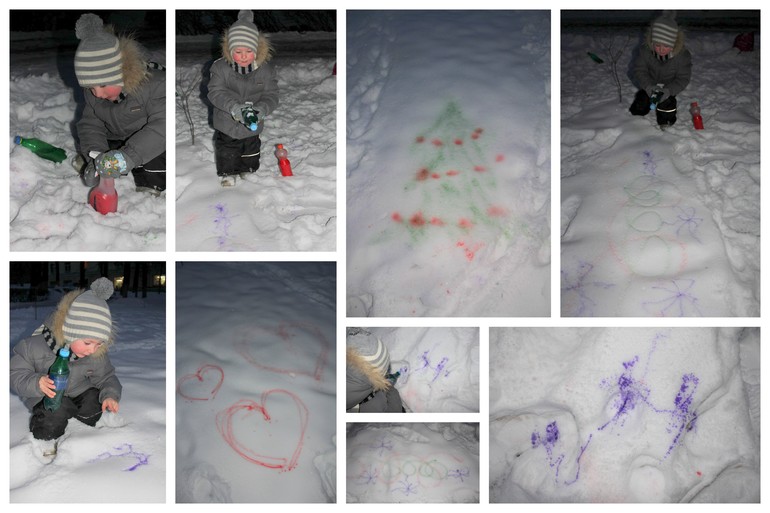 День 9. Узоры на снегу.