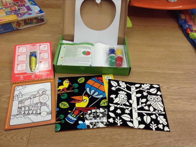 Долгожданная посылочка с деревяшками и обучающими пособиями