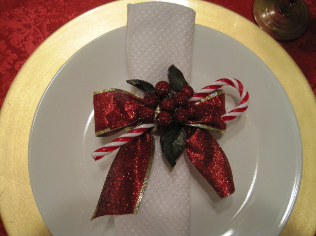 Новогодняя сервировка стола