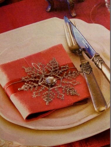 Новогодняя сервировка стола