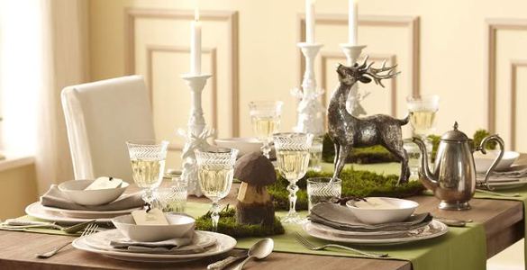 Новогодняя сервировка стола