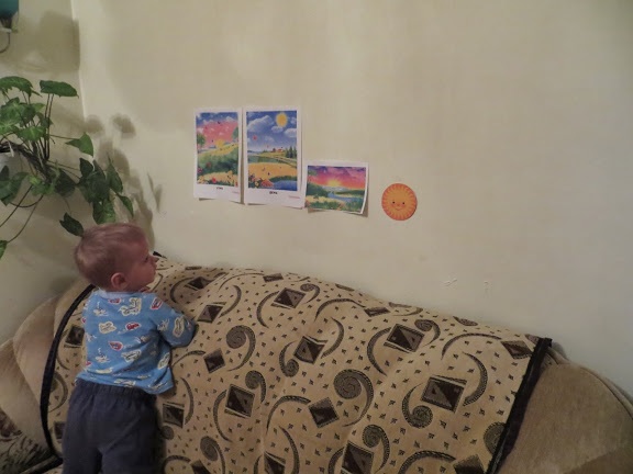 ТН погодные явления - солнышко, облака и луна