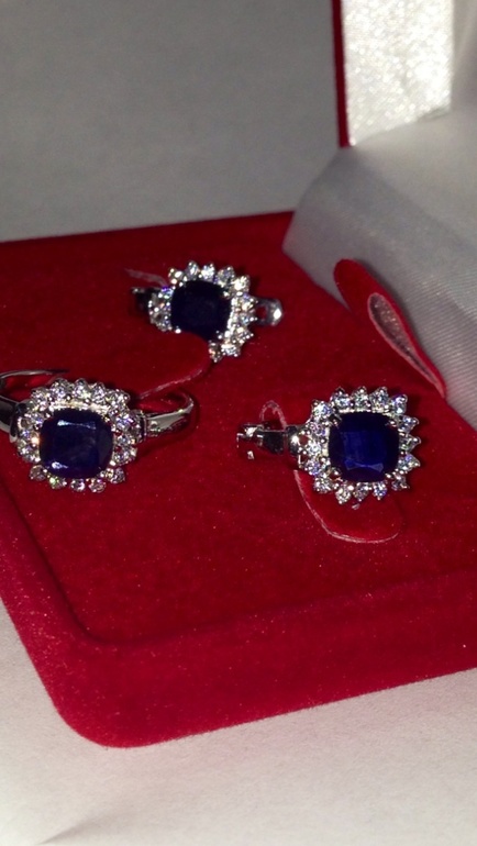 Украшения из серебра 925 пробы