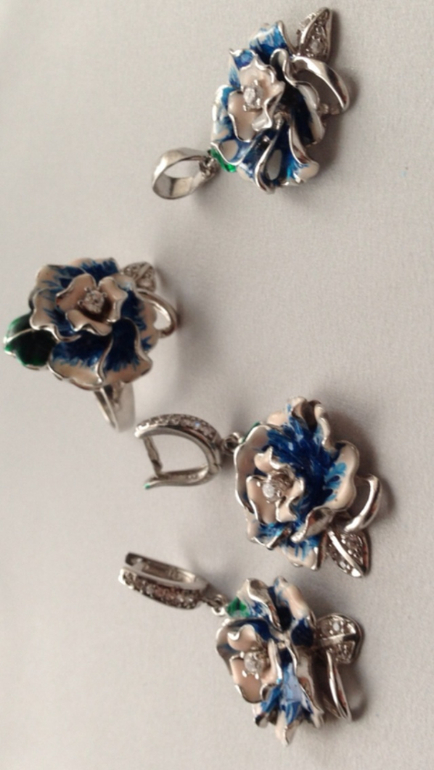 Украшения из серебра 925 пробы