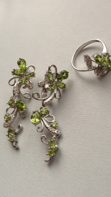 Украшения из серебра 925 пробы