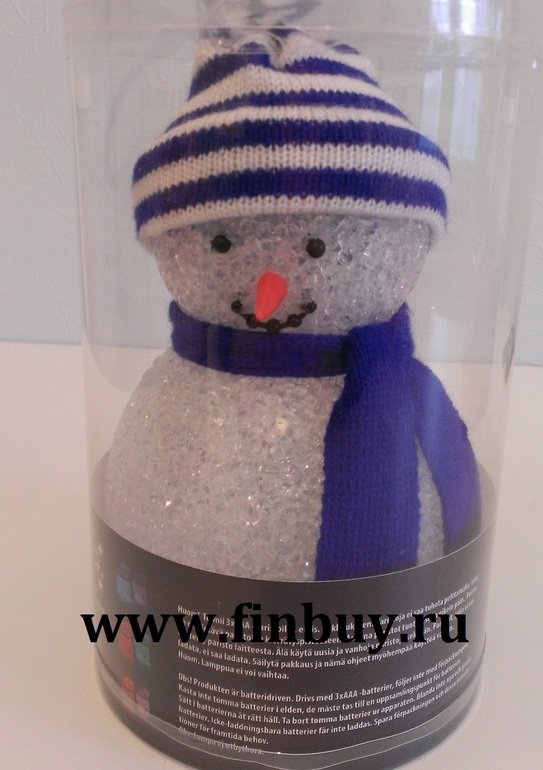 Снеговик на Новый Год! Из Финляндии в наличии. Цена 650 руб.
