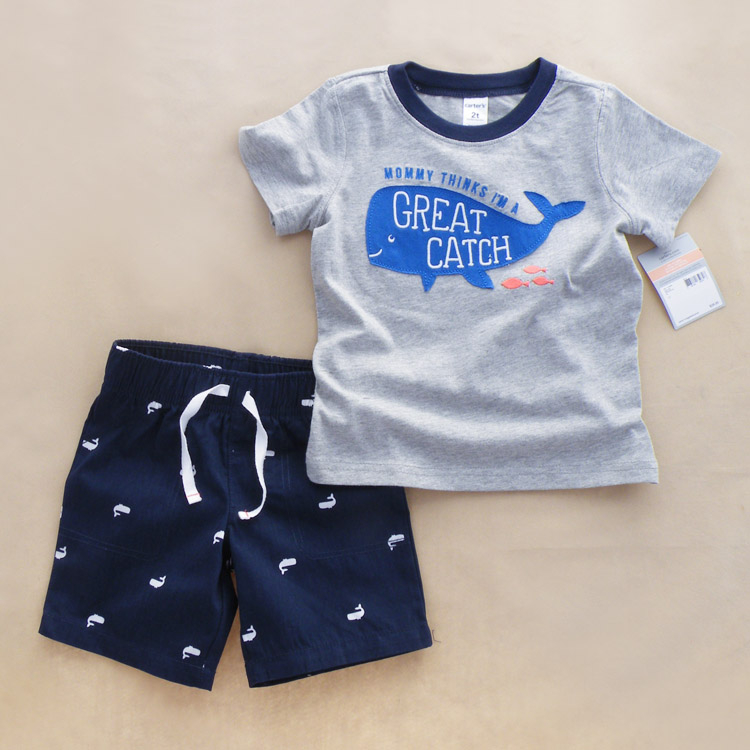 Carters Комплект «Большой улов» шорты + футболка