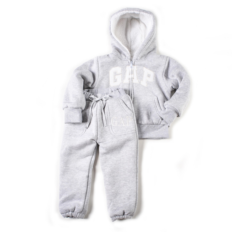 Утепленный спортивный костюм Gap серый