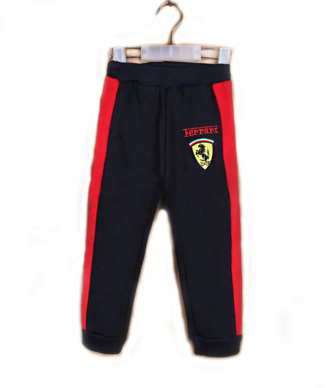 Спортивный костюм Ferrari с легким начесом темно-синий