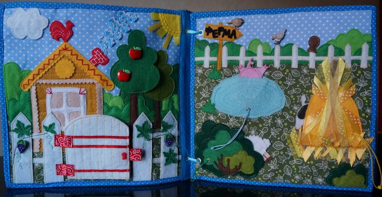 Развивающая книжка для сынишки. Первый опыт!