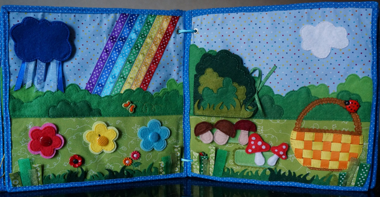 Развивающая книжка для сынишки. Первый опыт!