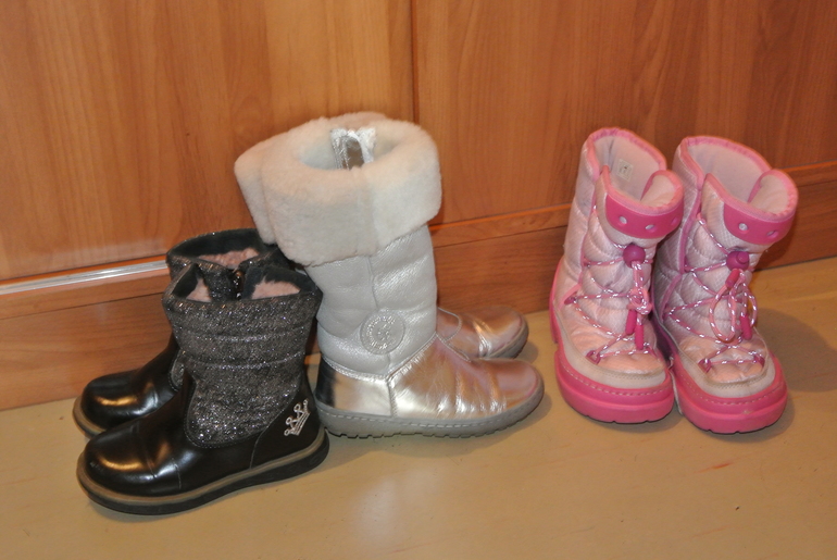 Обувь для девочки. Зима.