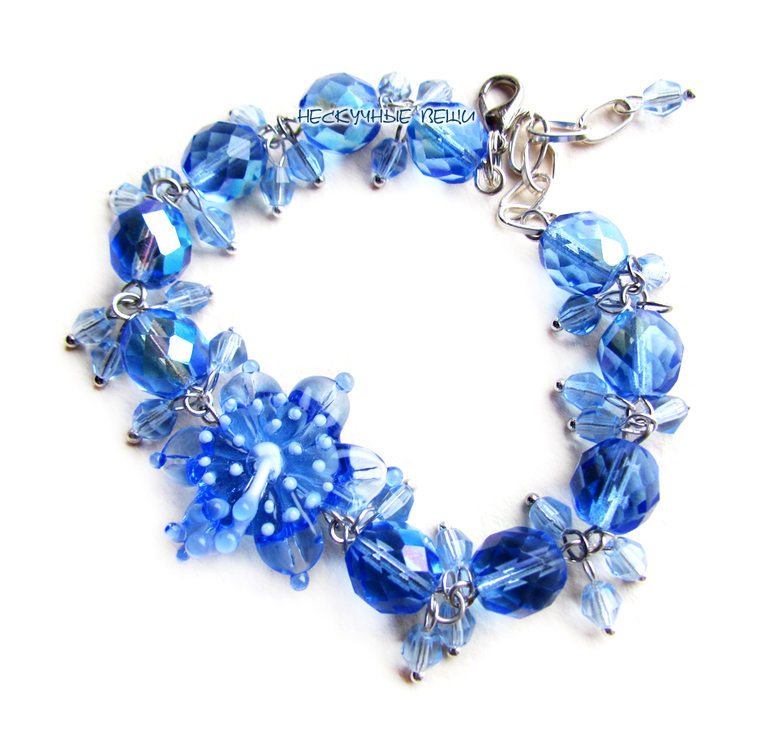 Цветочный браслет №16